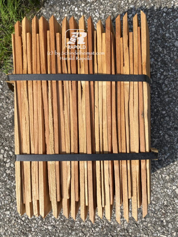 Lärchenschindeln gespalten | 40 cm lang (Wand). – Bild 4