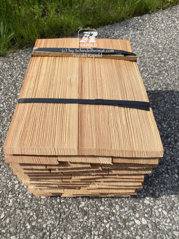 Lärchenschindeln gespalten | 40 cm lang (Wand). – Bild 5
