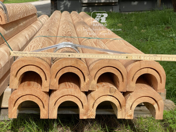 Holzdachrinnen Lärche kleines Format | Preis pro 1 lfm: – Bild 4