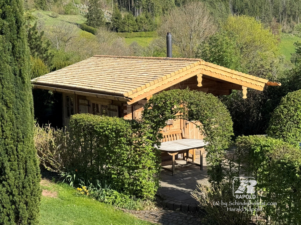 Alaska-Zedernschindeln gespalten "Landhaus-Schindeln" | 45 cm lang (Dach). – Bild 12